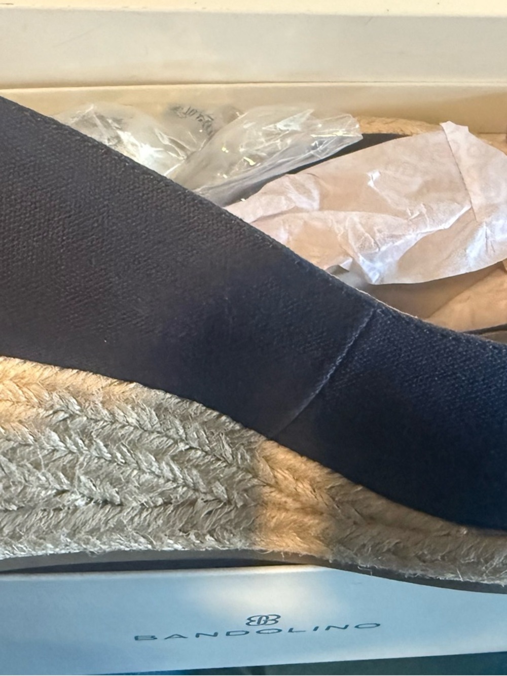 New Bandolino
Women's Nuri Peep-Toe Espadrille Wedges 9.5 - Picture 7 of 7